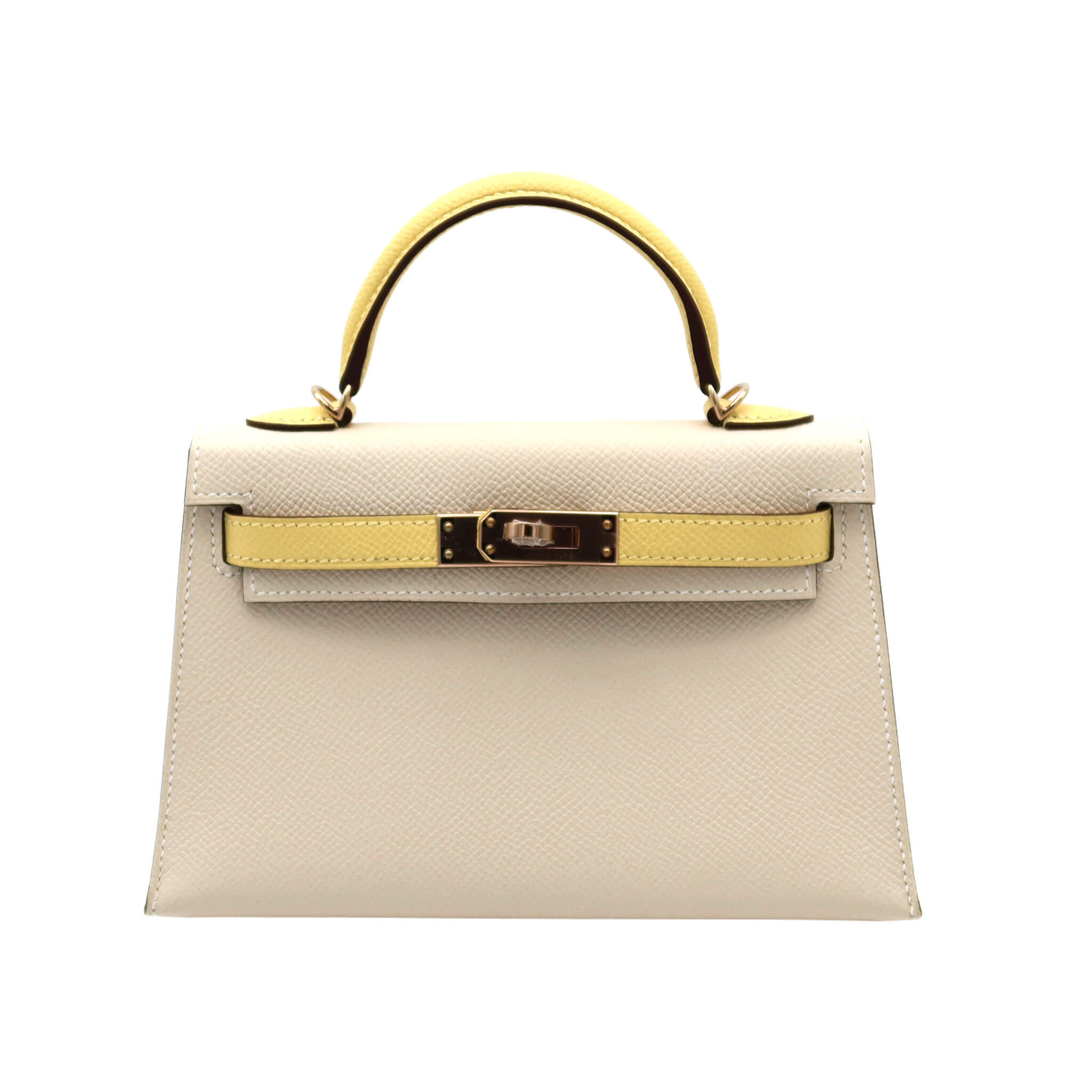 HERMES エルメス ミニケリードゥ SPO クレ ジョーヌプッサン エプソン