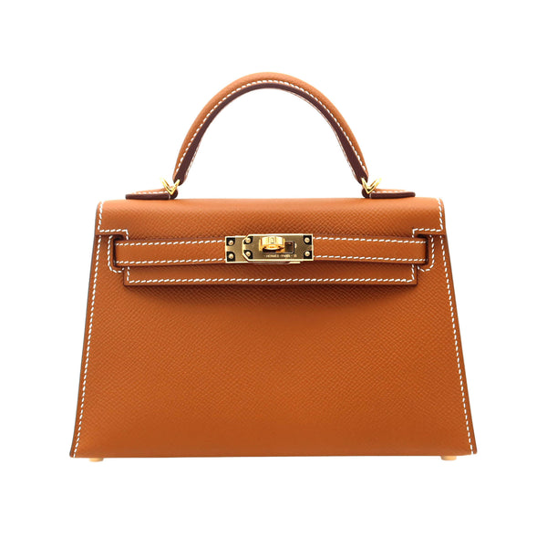 HERMES エルメス セリエ カフリボタン ゴールド 箱付き HERMES エルメス ミニケリー ドゥ ゴールド エプソン ゴールド金具 W
