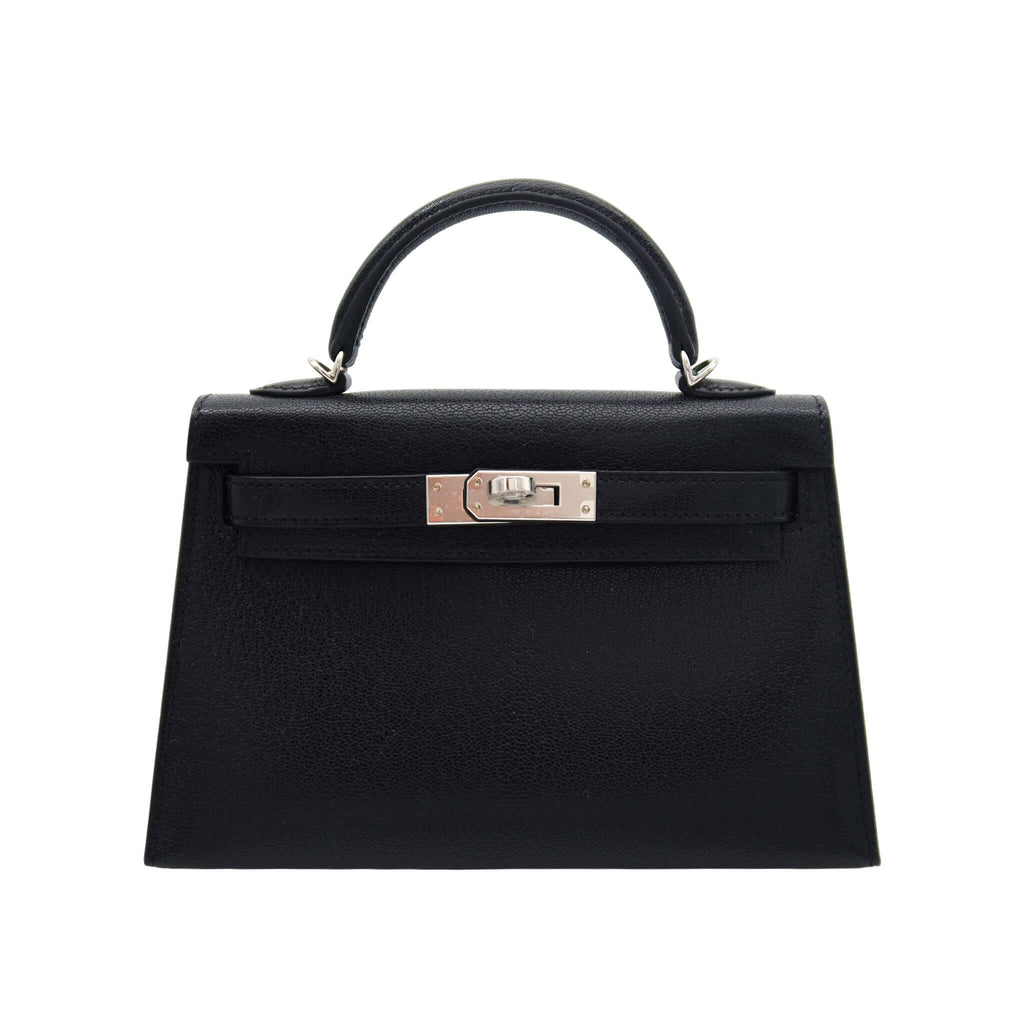 HERMES エルメス ミニケリー ドゥ クルーテ・ドゥ・クール ブラック