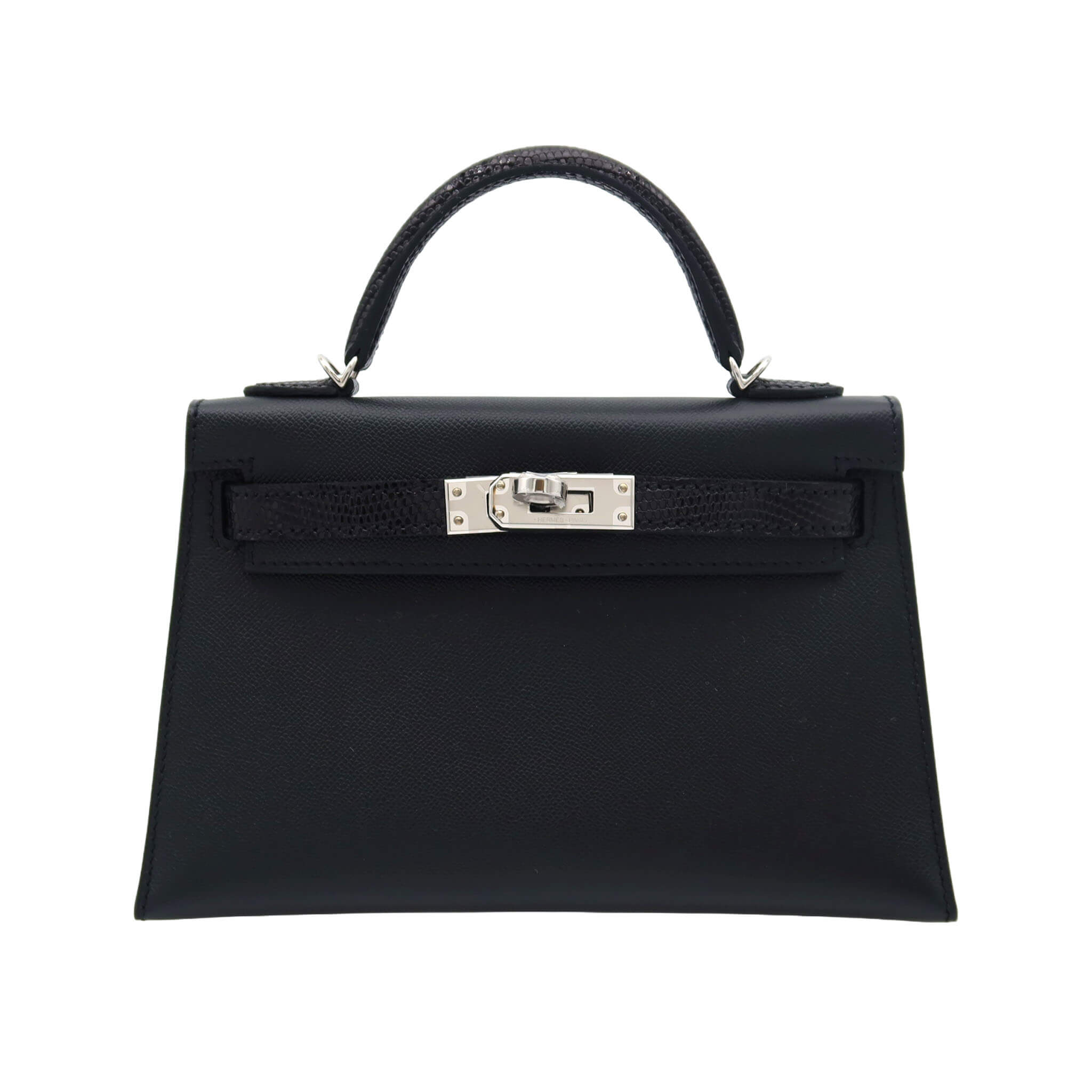 HERMES エルメス ミニケリー ドゥ タッチ ブラック ヴォーマダム