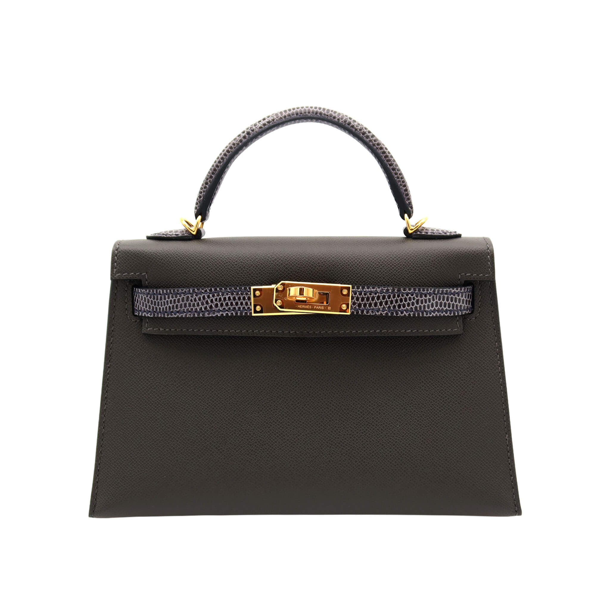 HERMES エルメス ミニケリー ドゥ タッチ グラファイト ヴォーマダム