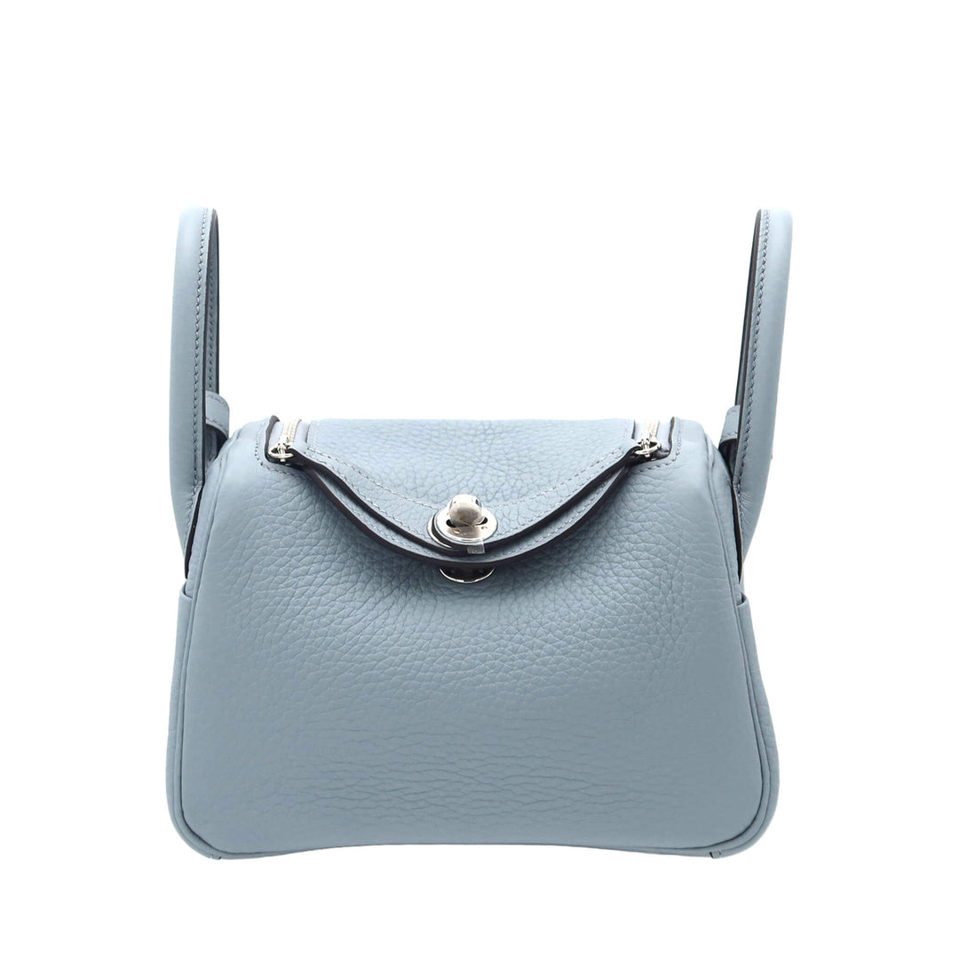 HERMES  エルメス  リンディ ミニ  グリパンタン  トリヨンクレマンス  シルバー金具  K 刻印 - GINZA CELIA