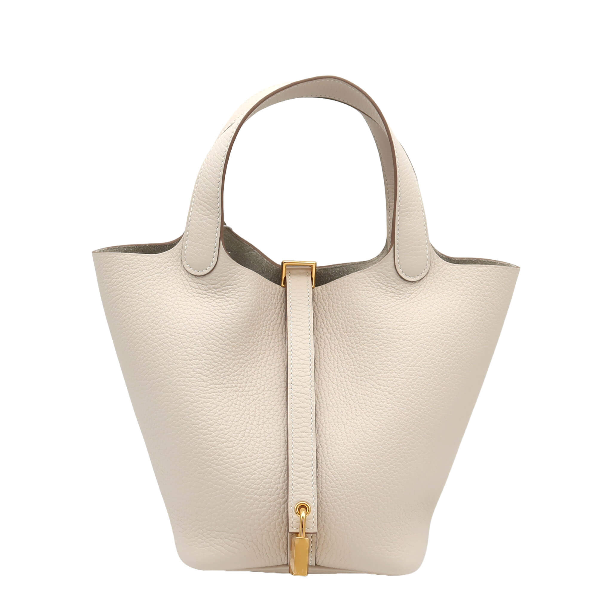 エルメス ピコタン ロック 18 トリヨンクレマンス クレ ハンドバッグ HERMES エルメス ピコタンロック18 クレ トリヨンクレマンス ゴールド