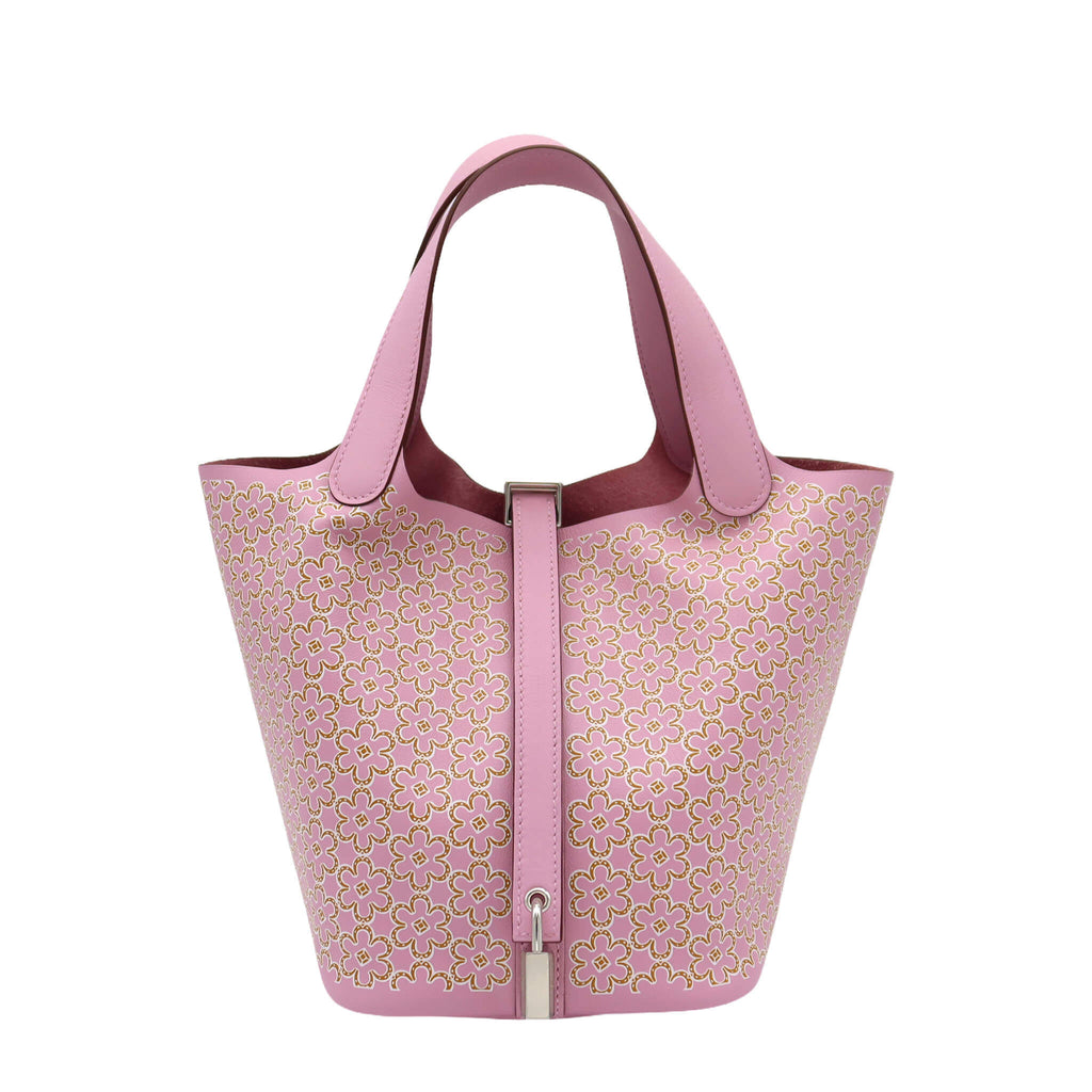 HERMES エルメス ピコタンロック18 ラッキーデイジー モーヴシール