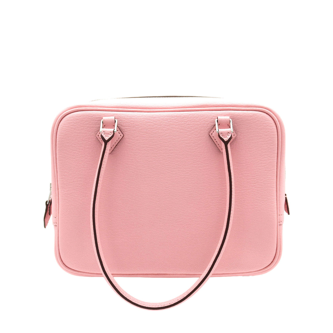 HERMES  エルメス  プリュム  ミニ  ローズダーリン  シェーブルミゾル  シルバー金具  K 刻印 - GINZA CELIA