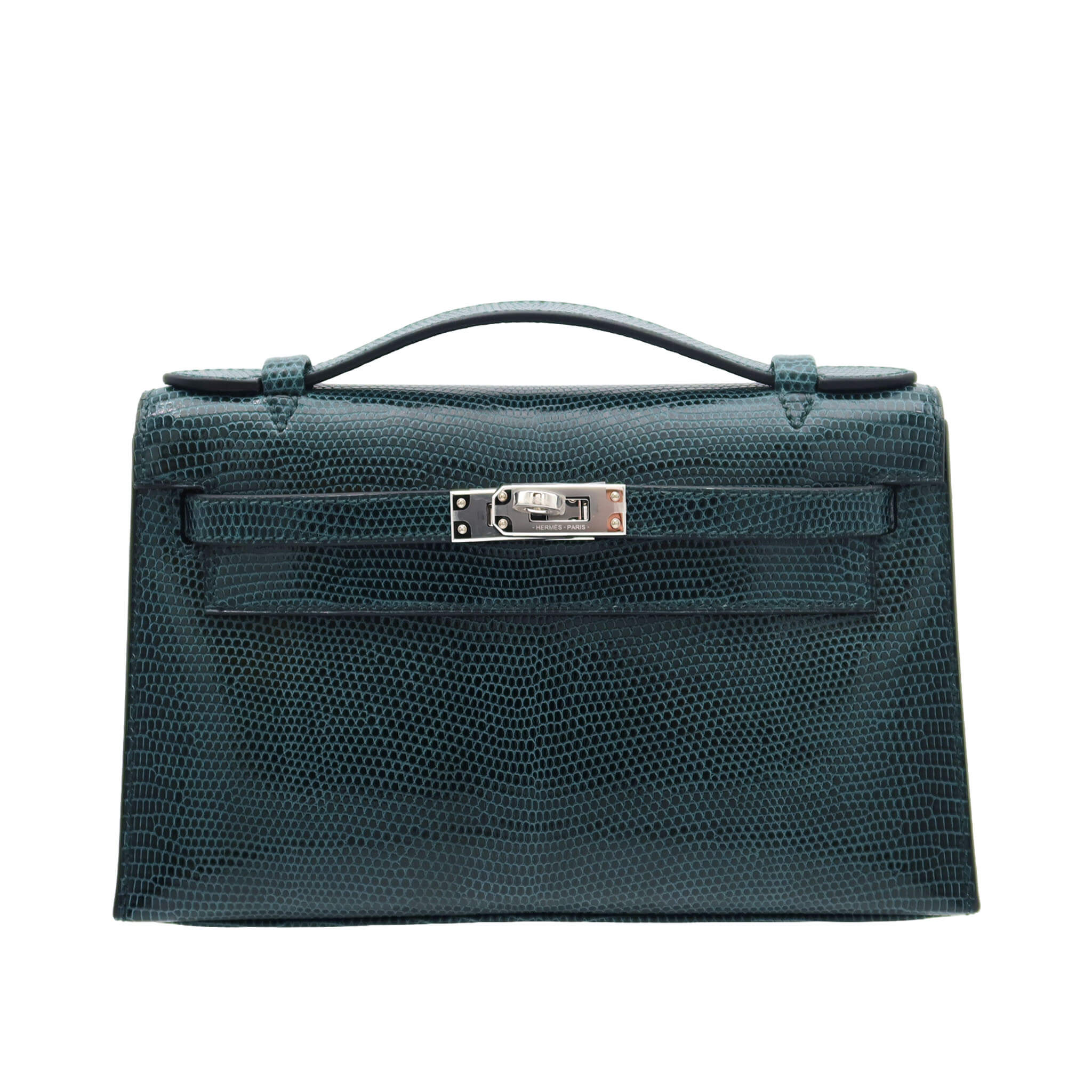 Premium Classi XXs ポルシェ ポシェットケリー ヴェールシプレ リザード シルバー金具 K刻印 新品