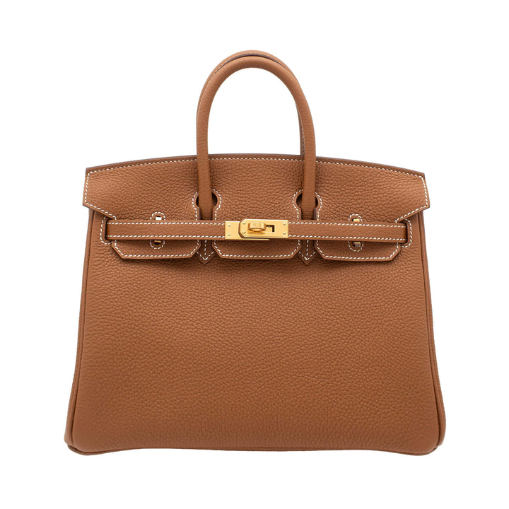 HERMES エルメス バーキン25 ゴールド トゴ ゴールド金具 G刻印 - GINZA CELIA