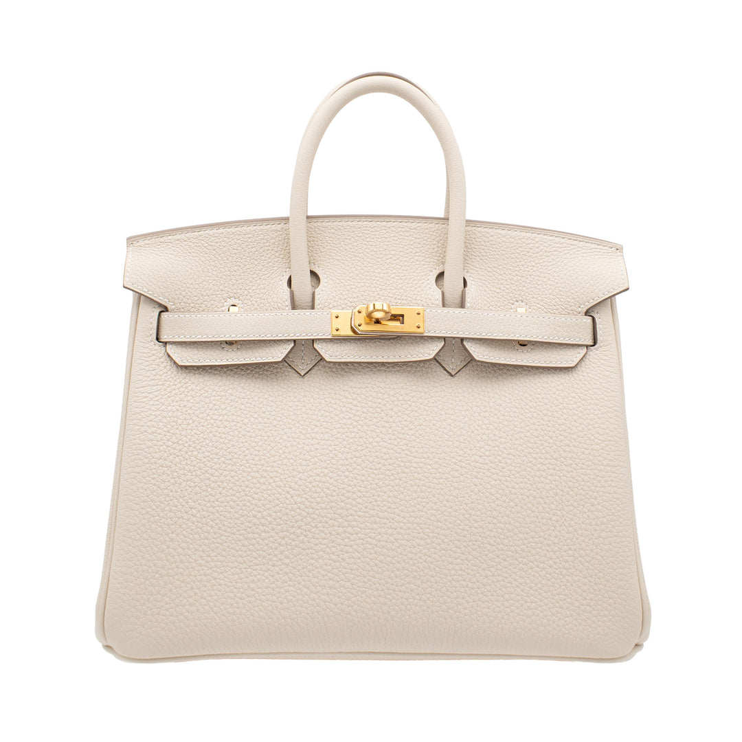 HERMES エルメス バーキン25 クレ トゴ ゴールド金具 G刻印 - GINZA CELIA