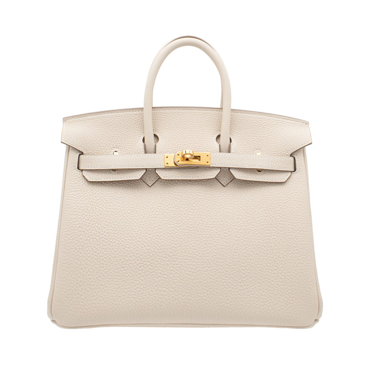 HERMES エルメス バーキン25 クレ トゴ ゴールド金具 G刻印 - GINZA CELIA