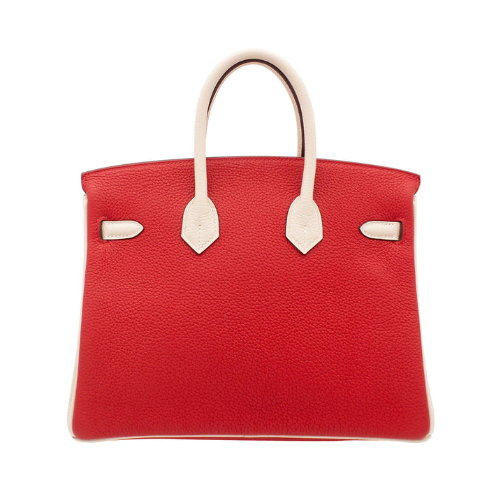 HERMES エルメス バーキン25 SPO ルージュカザック/クレ トゴ マットゴールド金具 U刻印 - GINZA CELIA