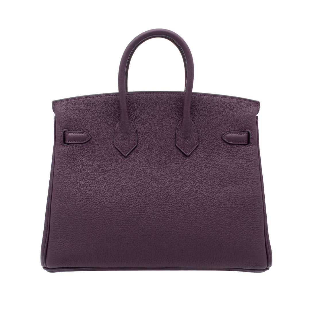 HERMÈS Birkin 25 Cassis Togo Gold Hardware (GHW) Stamp U