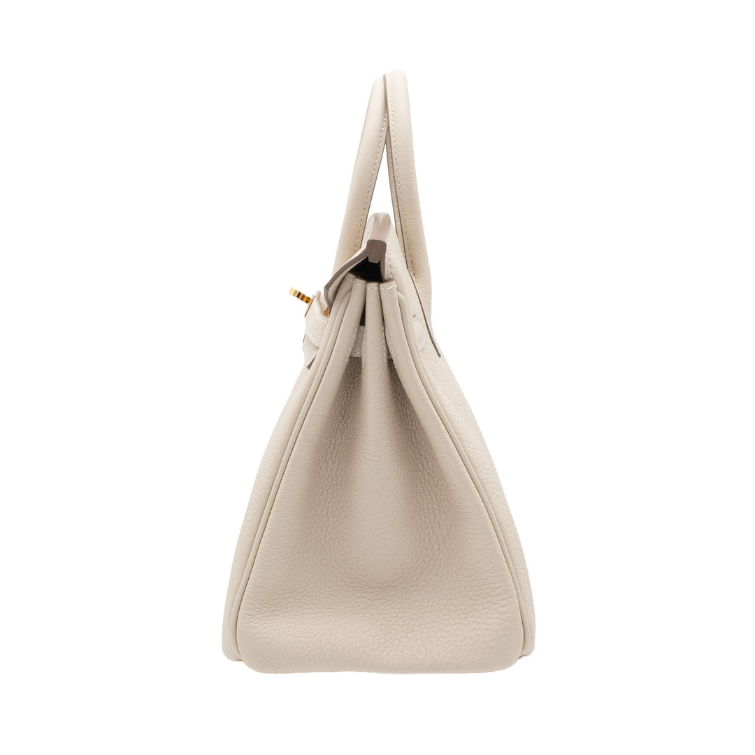 HERMES エルメス バーキン25 クレ トゴ ゴールド金具 G刻印 - GINZA CELIA