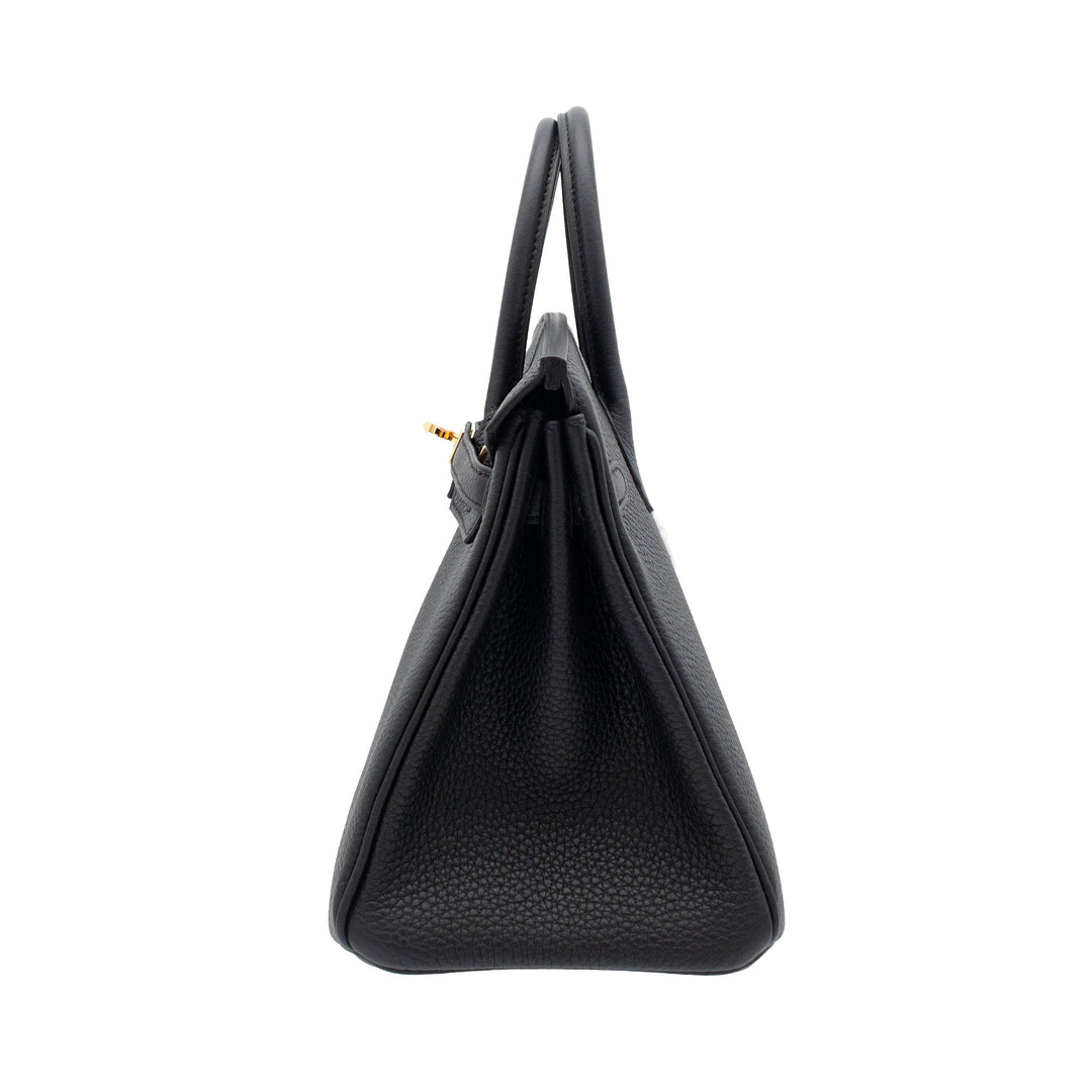 HERMES エルメス バーキン25 ブラック トゴ ゴールド金具 K刻印 - GINZA CELIA