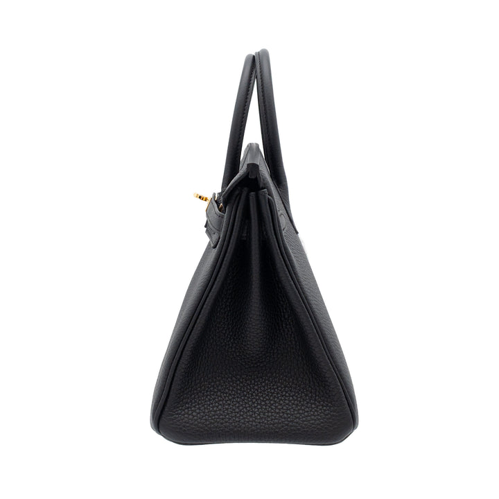 HERMES エルメス バーキン25 ブラック トゴ ゴールド金具 K刻印 - GINZA CELIA