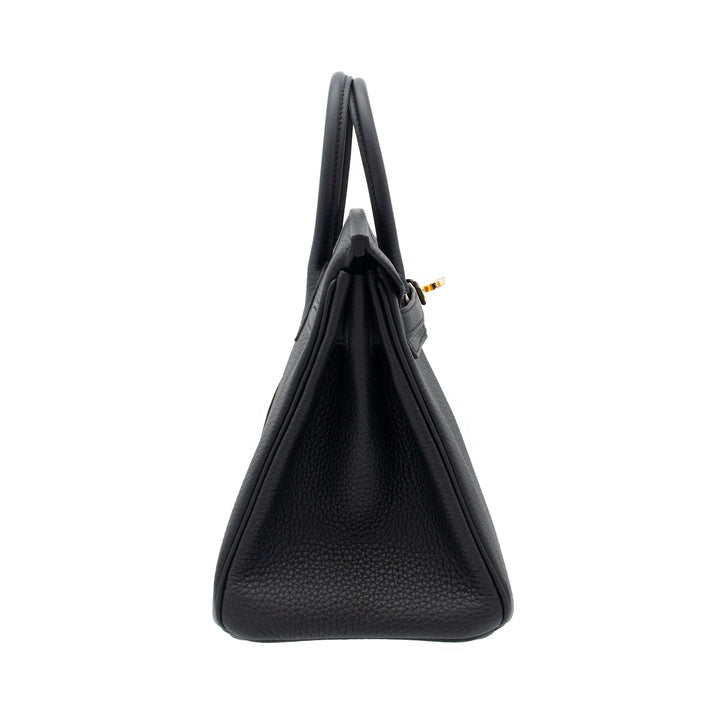 HERMES エルメス バーキン25 ブラック トゴ ゴールド金具 K刻印 - GINZA CELIA