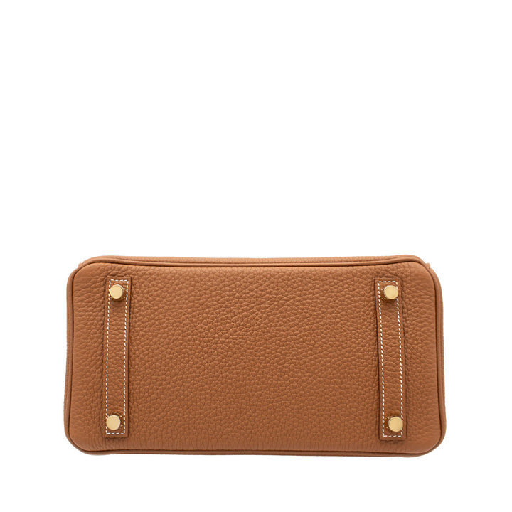 HERMÈS Birkin 25 Gold Togo Gold Hardware (GHW) Stamp G