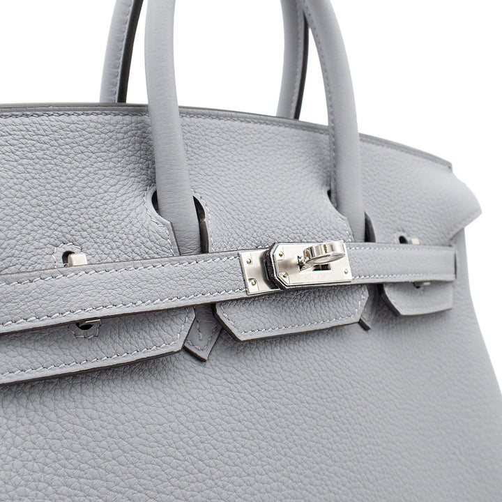 HERMES エルメス バーキン25 グリパンタン トゴ シルバー金具 G刻印