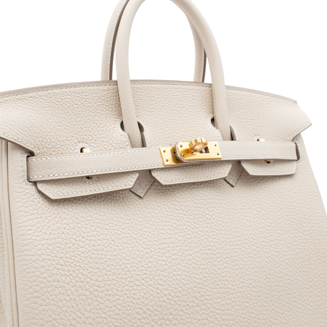 HERMES エルメス バーキン25 クレ トゴ ゴールド金具 G刻印 - GINZA CELIA