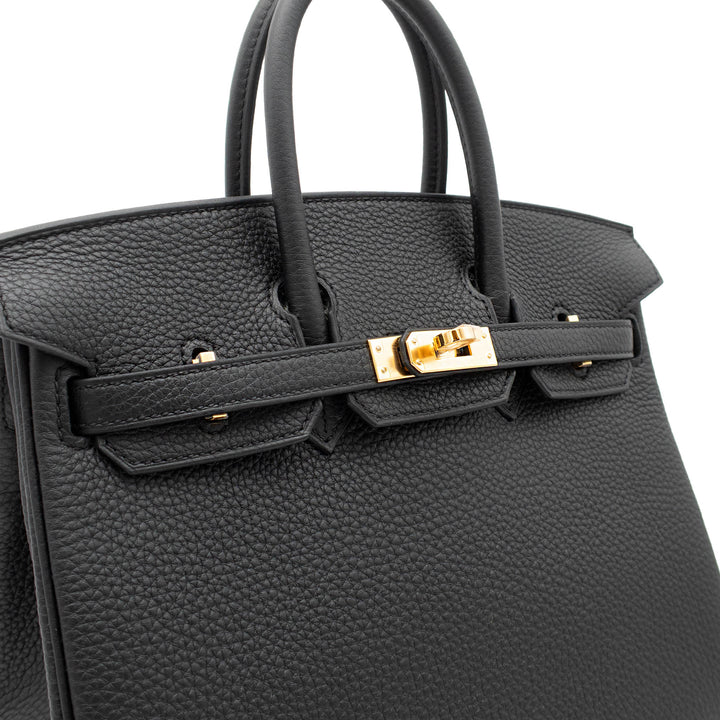 HERMES エルメス バーキン25 ブラック トゴ ゴールド金具 K刻印 - GINZA CELIA