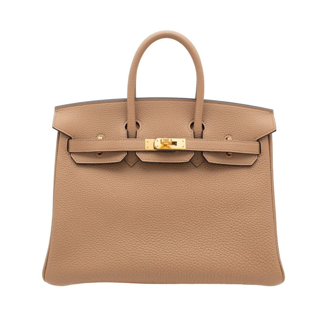 HERMES エルメス バーキン25 エトゥープ トゴ シルバー金具 G刻印 - GINZA CELIA