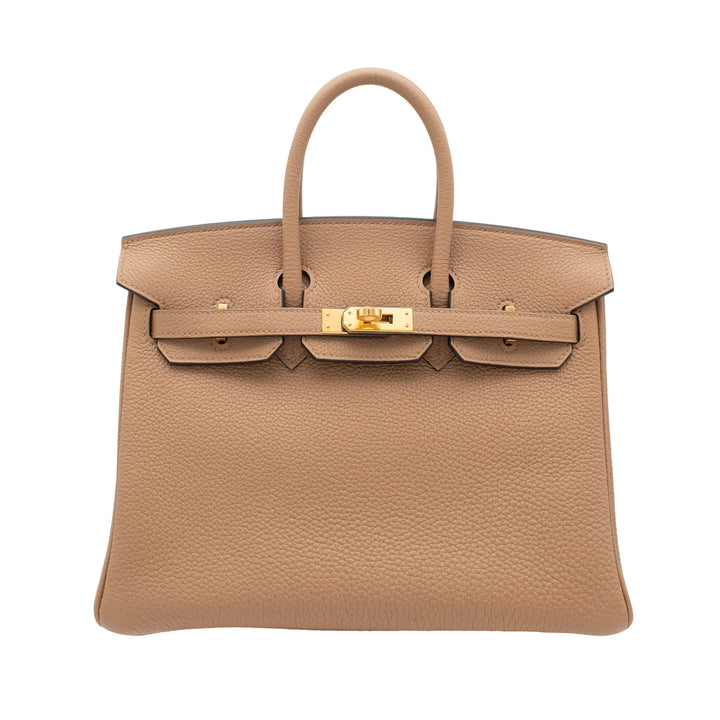 HERMES エルメス バーキン25 エトゥープ トゴ シルバー金具 G刻印 - GINZA CELIA