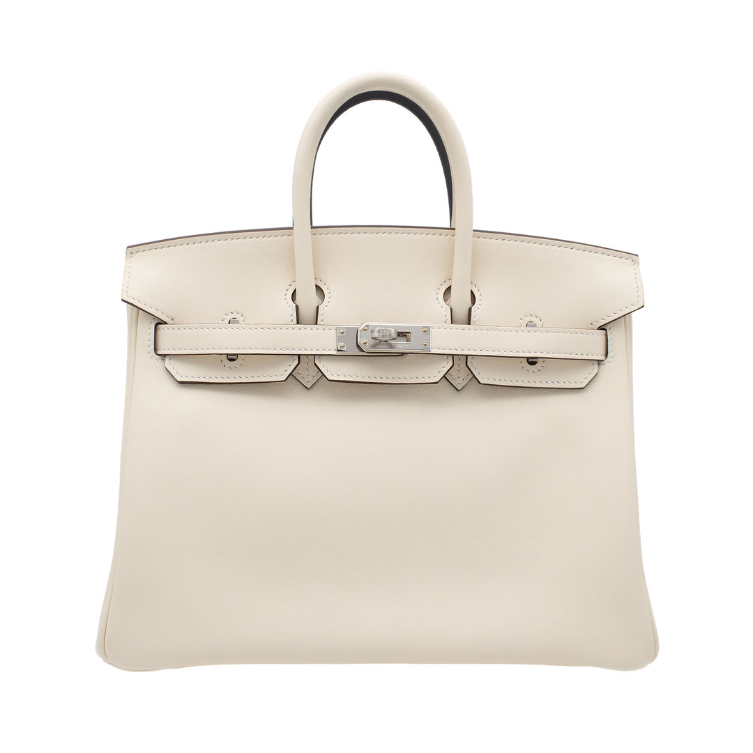 HERMES エルメス バーキン25 ナタ スイフト シルバー金具 G刻印 - GINZA CELIA
