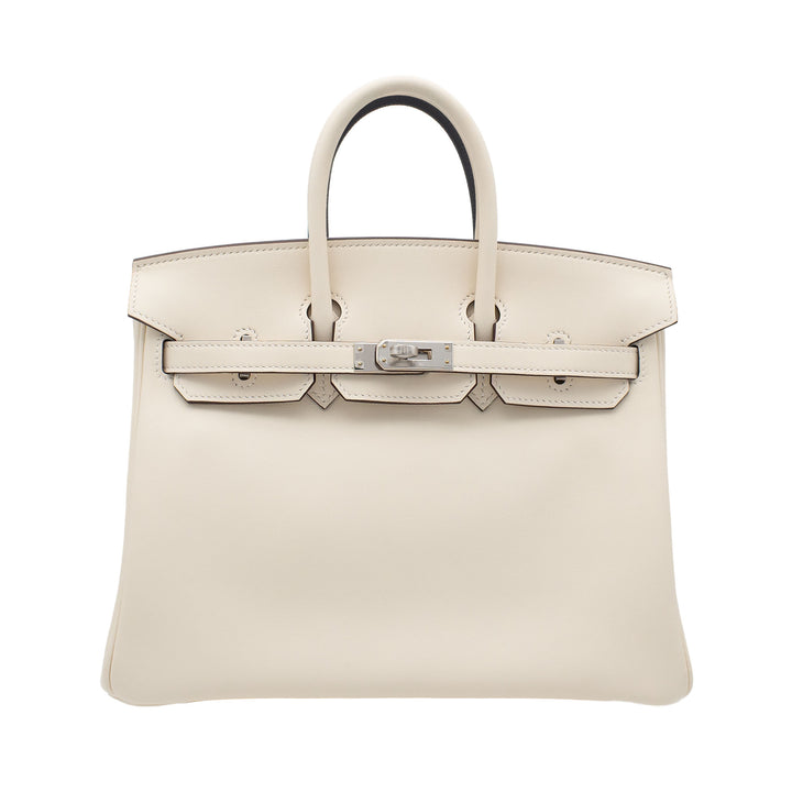 HERMES エルメス バーキン25 ナタ スイフト シルバー金具 G刻印 - GINZA CELIA