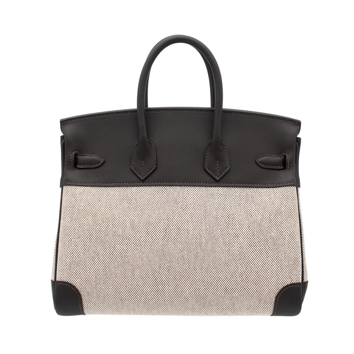 HERMES エルメス バーキン25 バイブルン トワルアッシュ/スイフト シルバー金具 G刻印 - GINZA CELIA