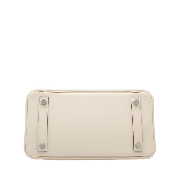 HERMES エルメス バーキン25 ナタ スイフト シルバー金具 G刻印
