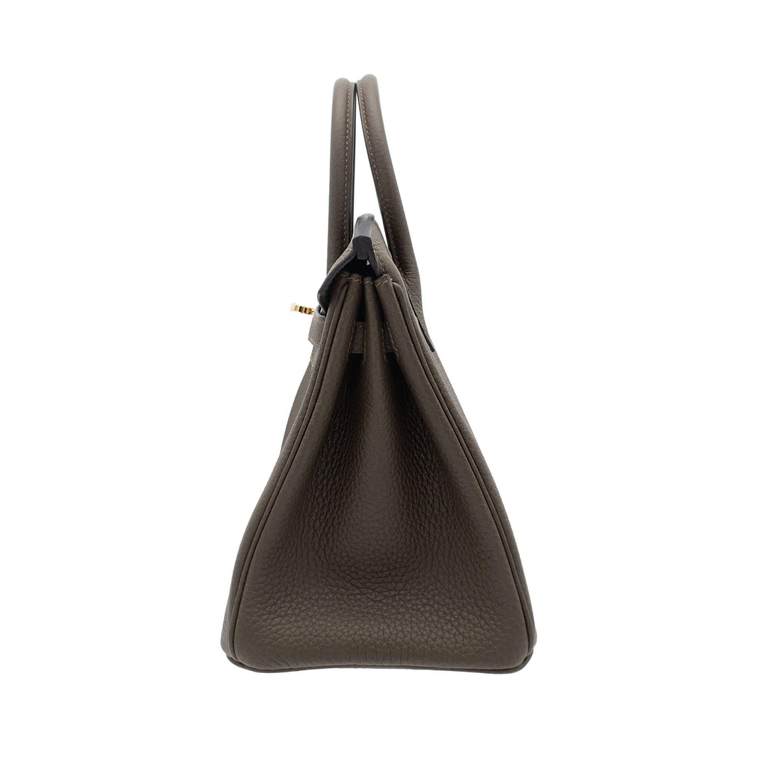 HERMES エルメス バーキン25 ヴェールロデン トゴ シルバー金具 G刻印 - GINZA CELIA