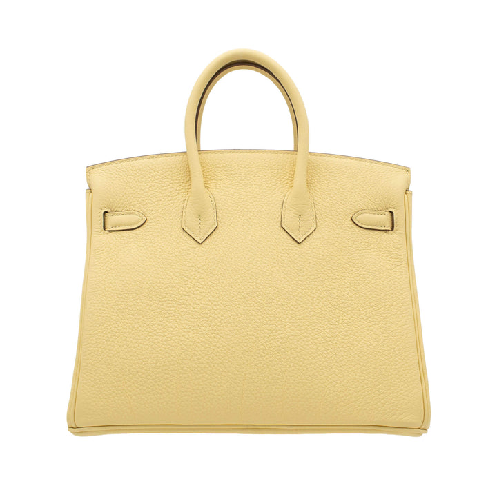 HERMES エルメス バーキン25 ジョーヌプッサン トゴ シルバー金具 G刻印 - GINZA CELIA