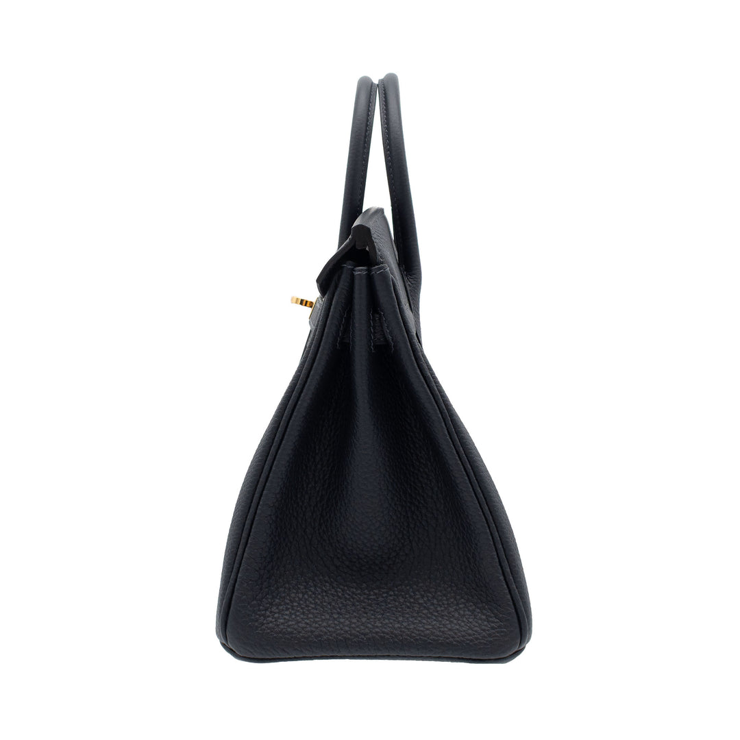 HERMES エルメス バーキン25 キャバン トゴ ゴールド金具 G刻印