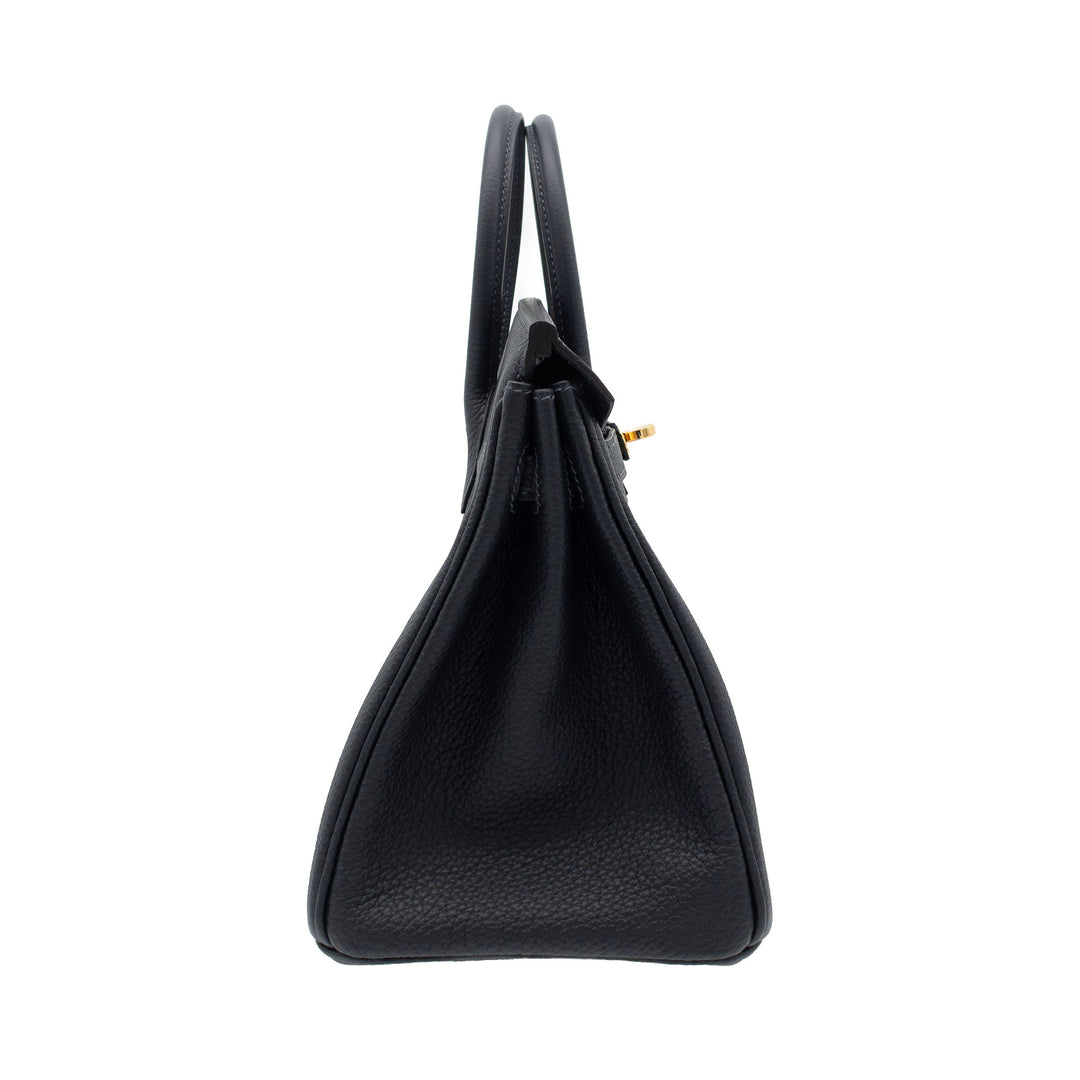 HERMES エルメス バーキン25 キャバン トゴ ゴールド金具 G刻印
