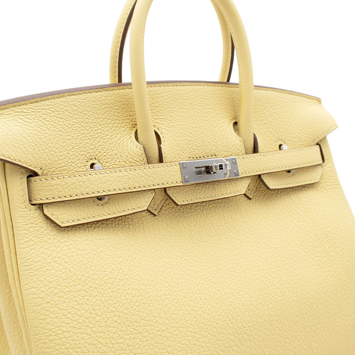 HERMES エルメス バーキン25 ジョーヌプッサン トゴ シルバー金具 G刻印 - GINZA CELIA
