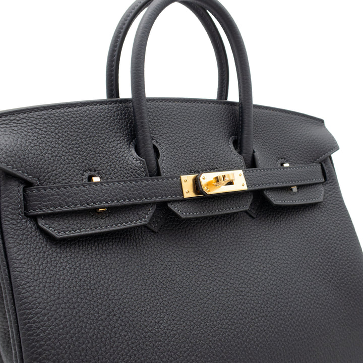 HERMES エルメス バーキン25 キャバン トゴ ゴールド金具 G刻印