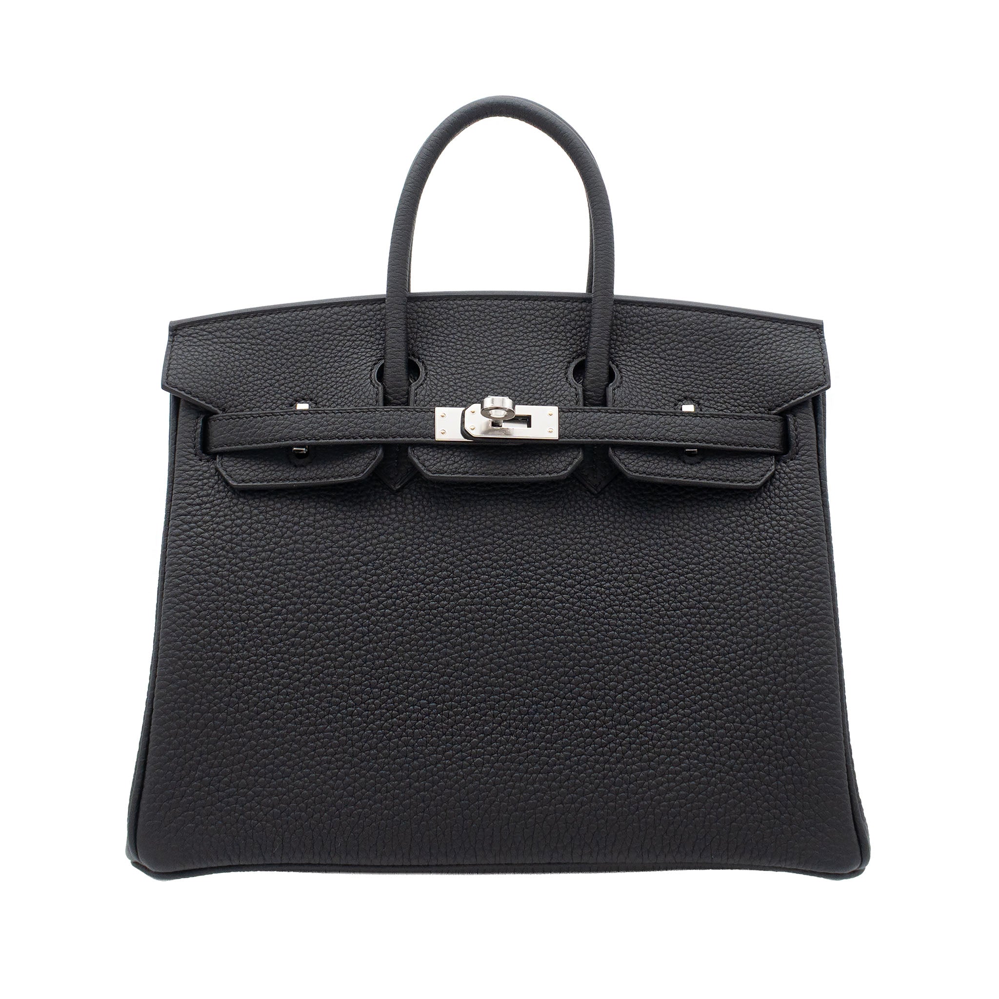 HERMES エルメス バーキン25 ブラック トゴ シルバー金具 G刻印