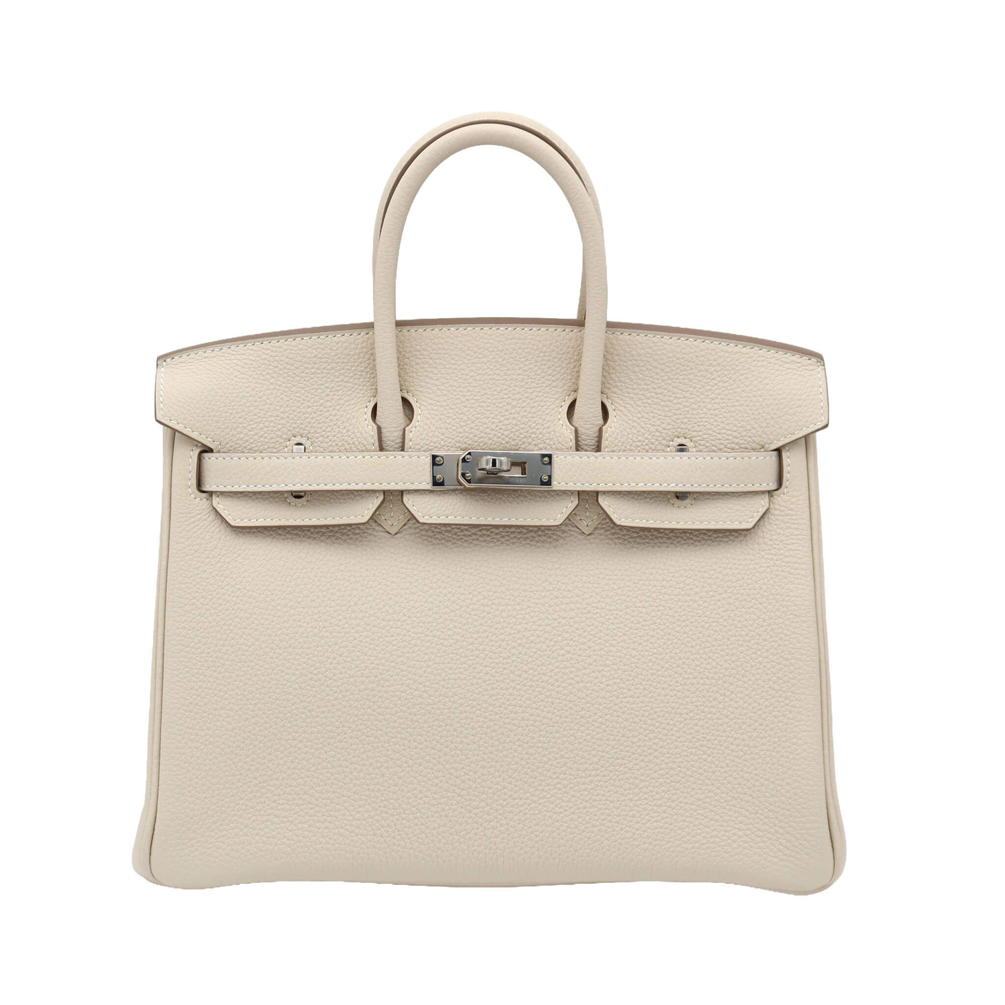 HERMES エルメス バーキン25 クレ トゴ シルバー金具 W刻印 | GINZA CELIA