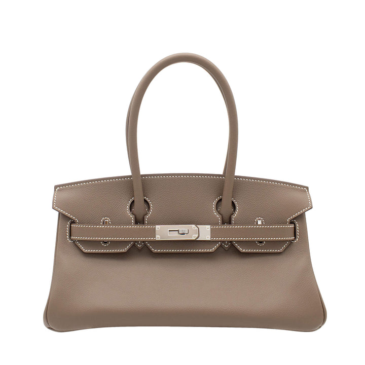 HERMES エルメス バーキンショルダー ライト 29 エトゥープ エバーカラー シルバー金具 K刻印 - GINZA CELIA