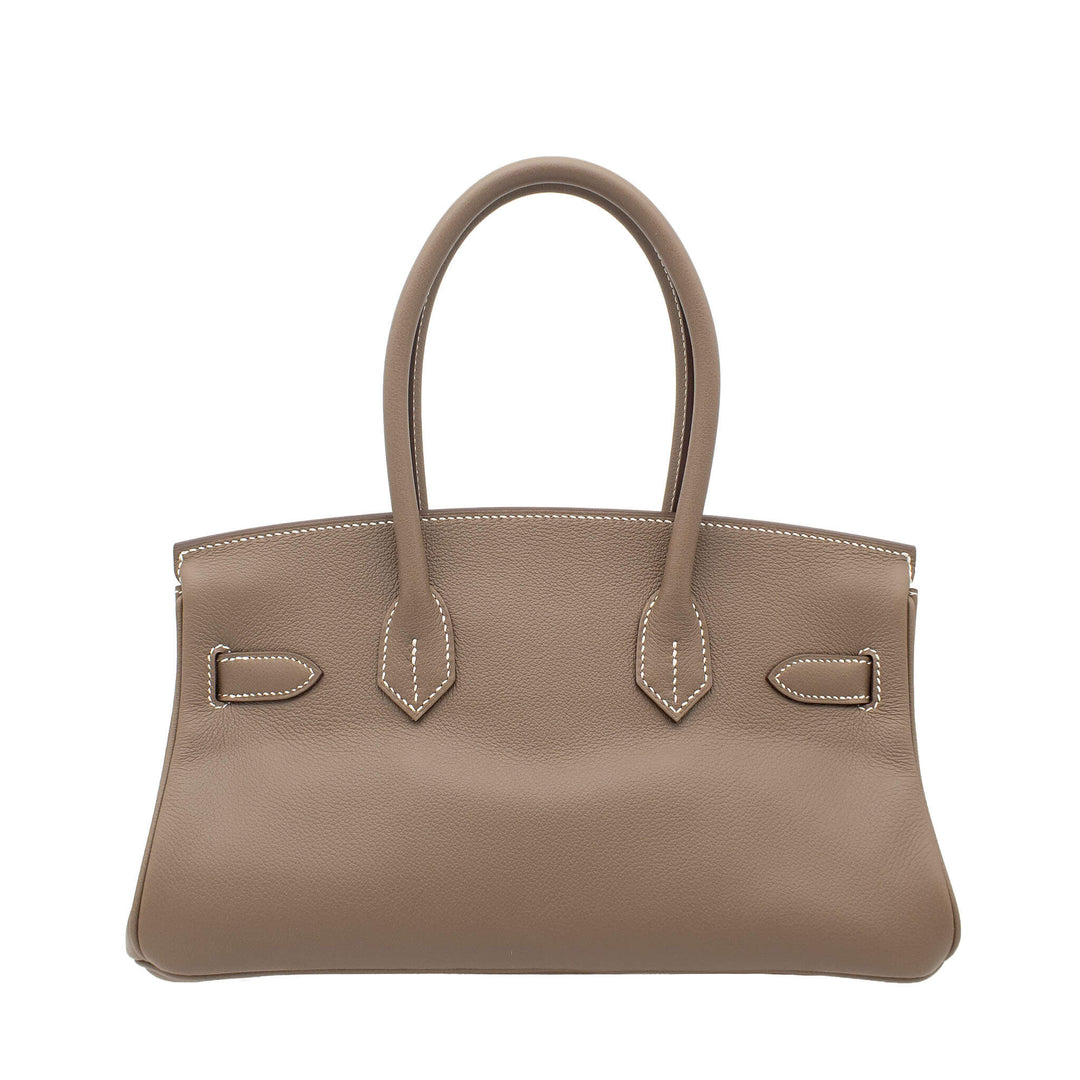 HERMES エルメス バーキンショルダー ライト 29 エトゥープ エバーカラー シルバー金具 K刻印 - GINZA CELIA