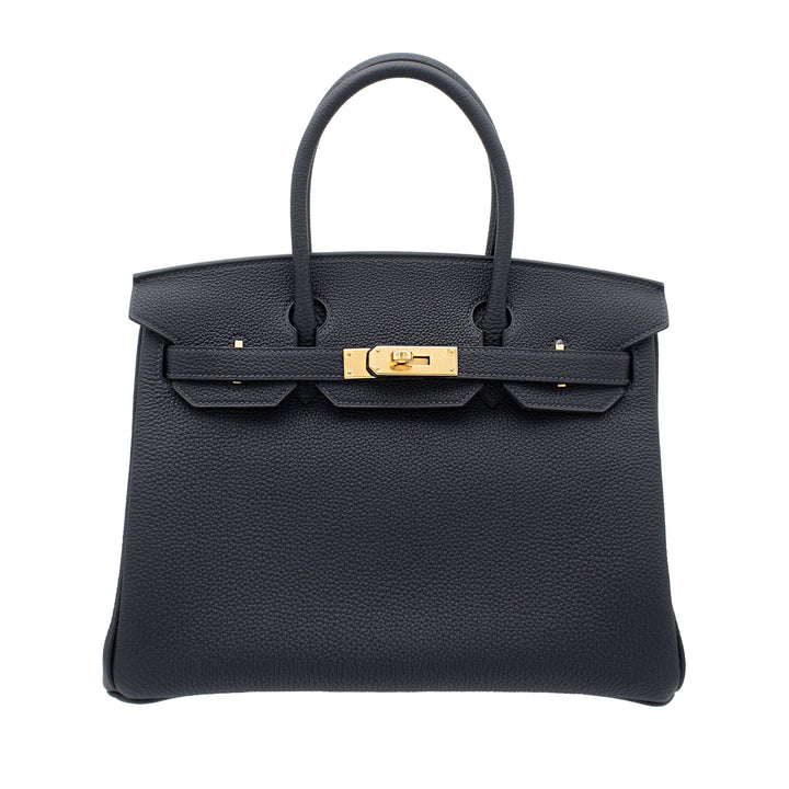HERMÈS Birkin 30 Caban Togo Gold Hardware (GHW) Stamp G