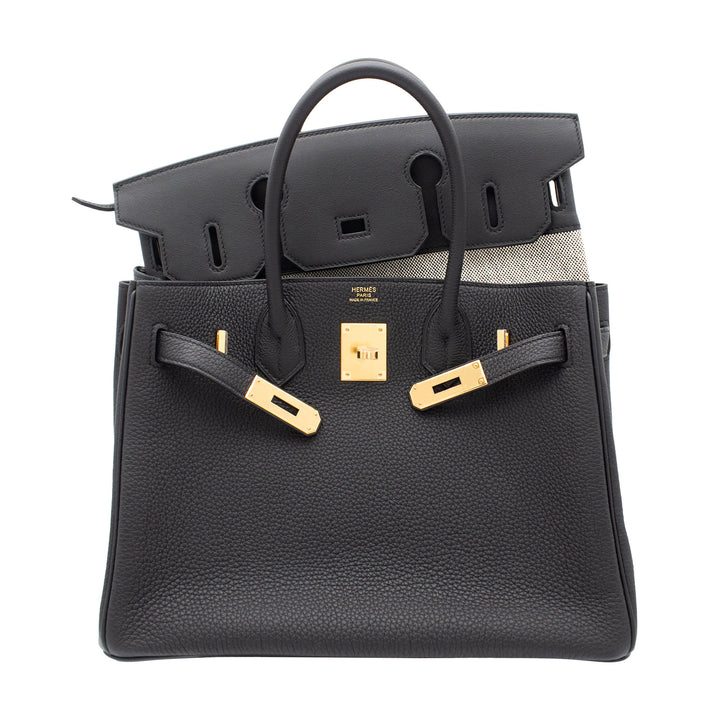 HERMES エルメス バーキン30 3 EN 1 ブラック/エクリュ トゴ/スイフト/トワル ゴールド金具 U刻印 - GINZA CELIA