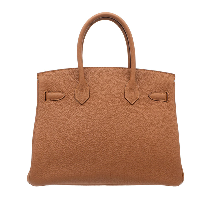 HERMES エルメス バーキン30 オーフィサー ゴールド/ジョーヌアンブル トゴ/スイフト シルバー金具 C刻印 - GINZA CELIA