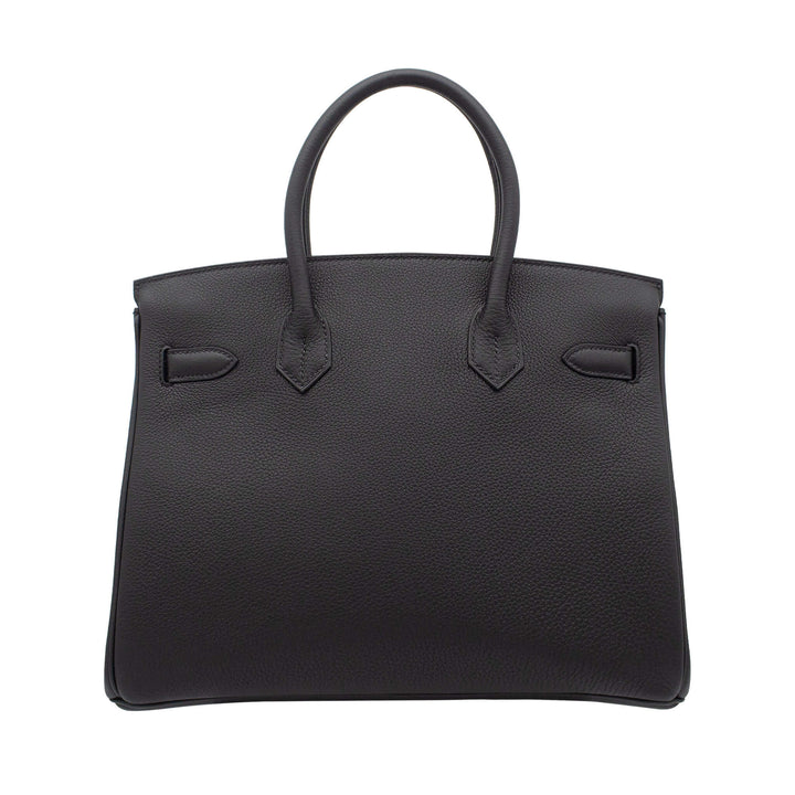 HERMES エルメス バーキン30 ブラック トゴ シャンパンゴールド金具 K刻印 - GINZA CELIA