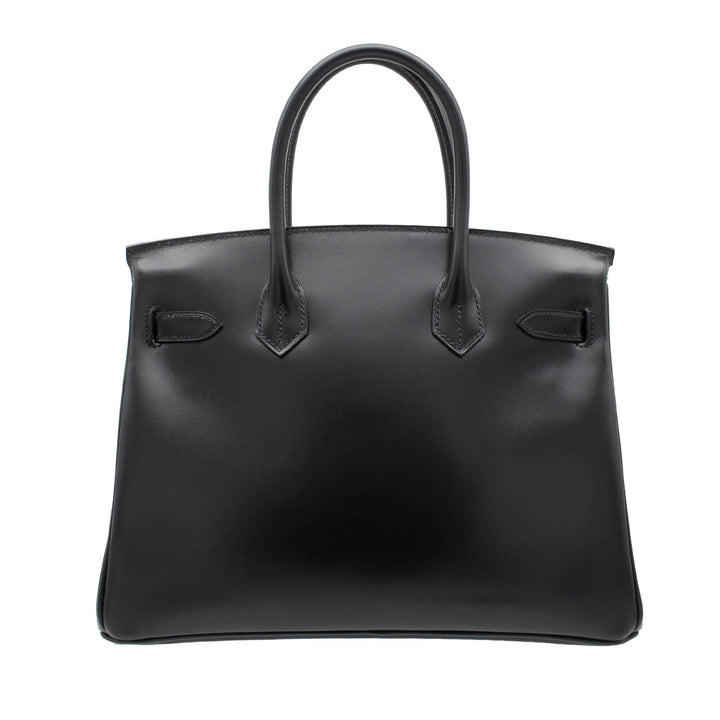 HERMES エルメス バーキン30 ブラック ボックスカーフ シルバー金具 K刻印 - GINZA CELIA