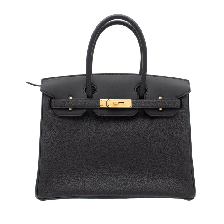 HERMES エルメス バーキン30 3 EN 1 ブラック/エクリュ トゴ/スイフト/トワル ゴールド金具 U刻印 - GINZA CELIA