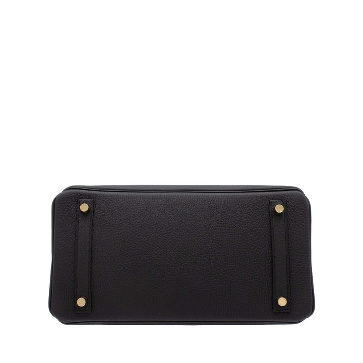 HERMES エルメス バーキン30 ブラック トゴ シャンパンゴールド金具 K刻印 - GINZA CELIA