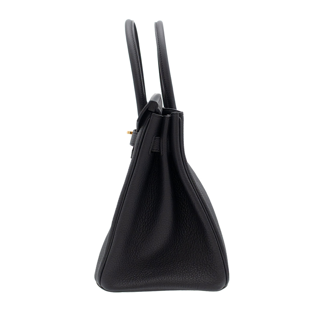 HERMES エルメス バーキン30 3 EN 1 ブラック/エクリュ トゴ/スイフト/トワル ゴールド金具 U刻印 - GINZA CELIA