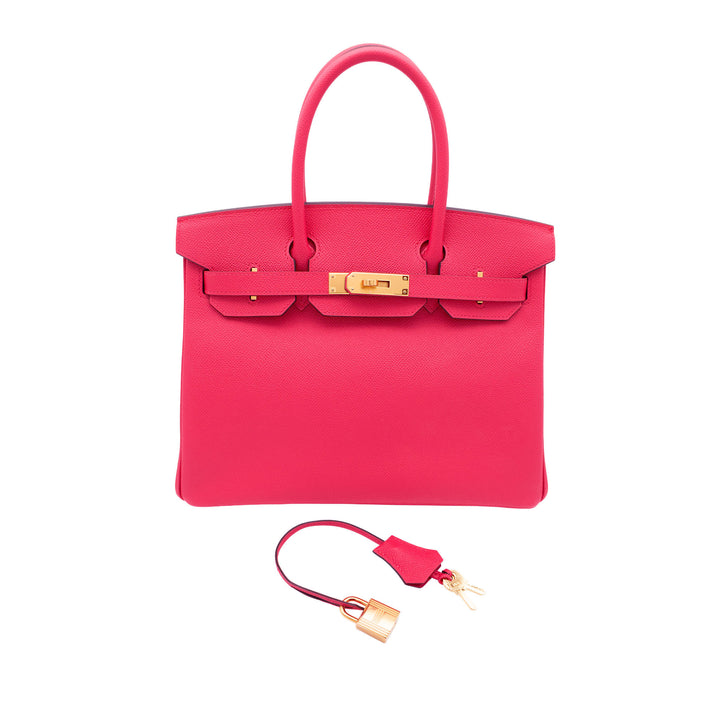 HERMES エルメス バーキン30 ルトゥルネ ローズエクストリーム エプソン ゴールド金具 Y刻印