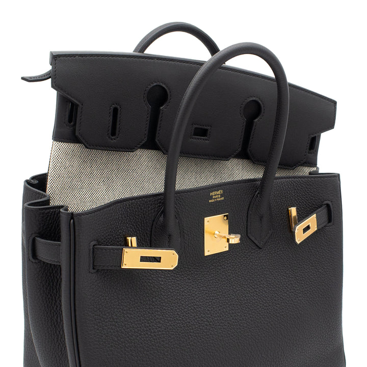 HERMES エルメス バーキン30 3 EN 1 ブラック/エクリュ トゴ/スイフト/トワル ゴールド金具 U刻印 - GINZA CELIA