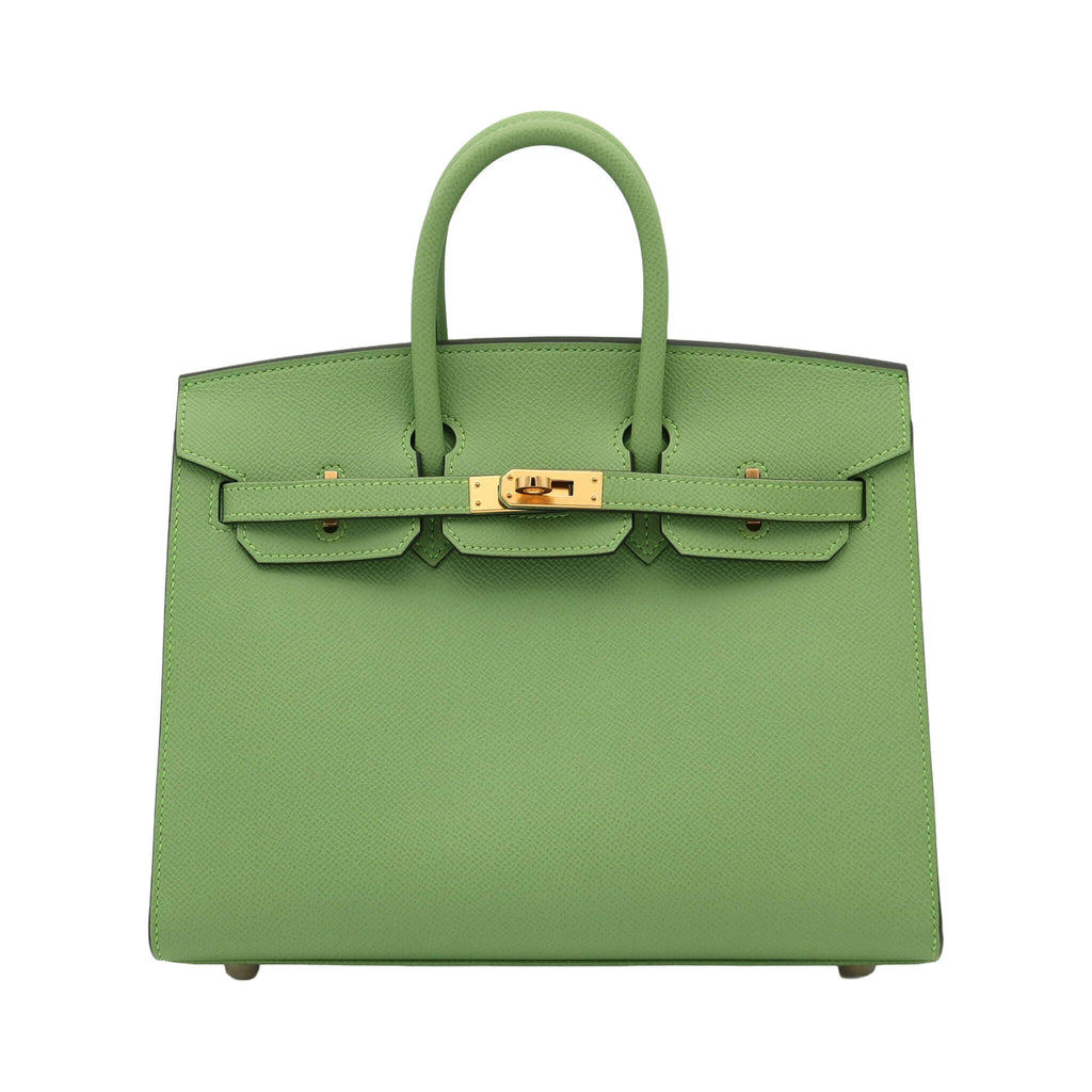 HERMES エルメス バーキン 25 セリエ ヴェールクリケット エプソン